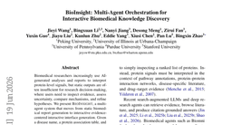 BioInsight: Multi-Agent Orchestration for Interactive Biomedical Knowledge Discovery