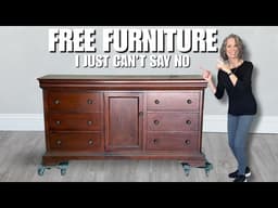 FREE furniture is usually a lot more work - but many times those are the best makeovers!