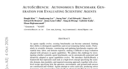 AutoSciBench: Autonomous Benchmark Generation for Evaluating Scientific Agents