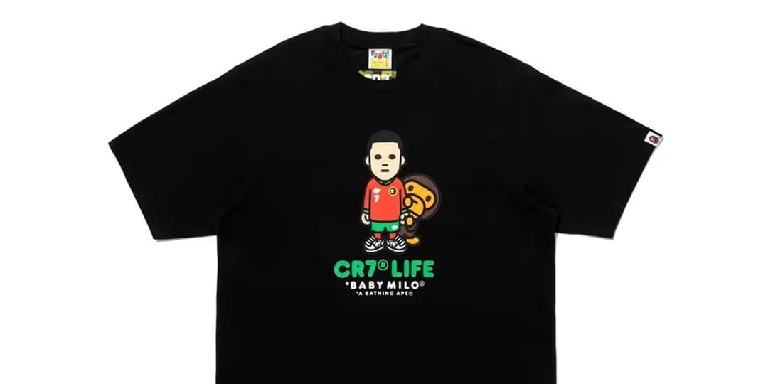 BAPE and Cristiano Ronaldo's CR7 Unveil Summer Baby Milo T-Shirts