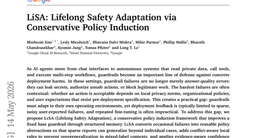LiSA: Lifelong Safety Adaptation via Conservative Policy Induction