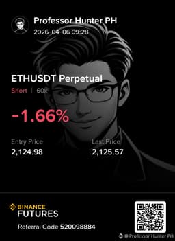⚡ Quick Scalp – Short Setup on $ETH /USDT! 📉🔥

Entry: 2125 | Professor Hunter PH on Binance Square