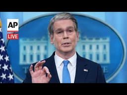 LIVE: White House press briefing with Scott Bessent