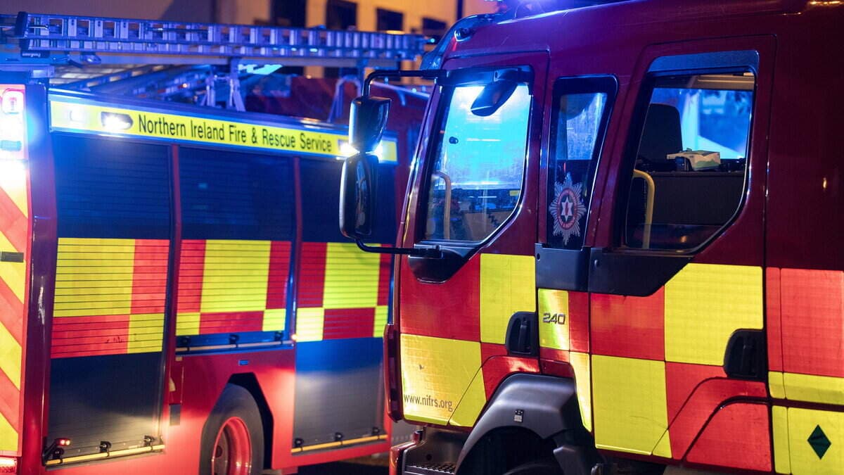 East Belfast flat fire: Emergency services at the scene ...