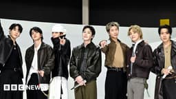 New album from BTS takes centre stage as world tour begins - BBC News