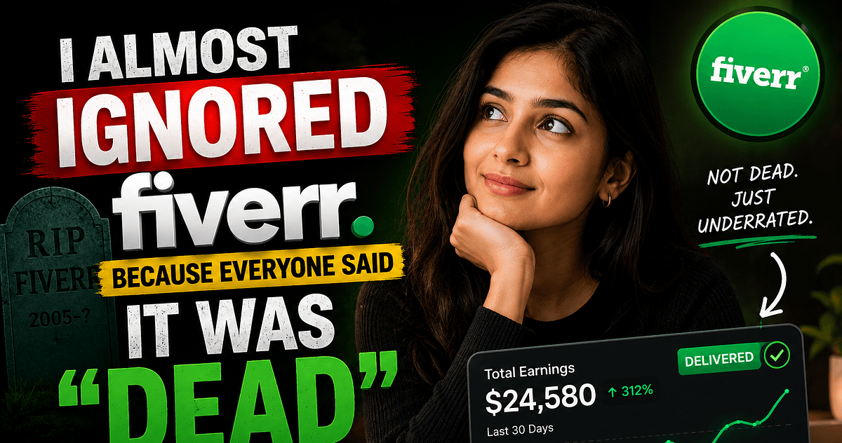 I Almost Ignored Fiverr Because Everyone Said It Was “ ...