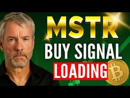 The Next Major Buy Signal for MSTR & Bitcoin Is Almost Here