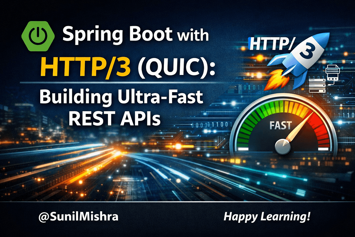 Spring Boot with HTTP/3 (QUIC): Building Ultra-Fast REST APIs | by Code With Sunil | Code Smarter, not harder | Apr, 2026 | Medium