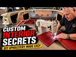     Custom Interior Secrets Pros Never Show You  ( DIY Upholstery )
