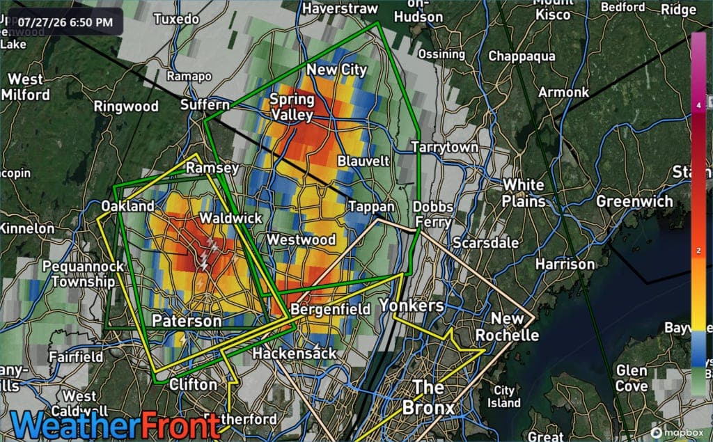 Flooding risks grow between Philadelphia, New York City, and southern New England Tuesday