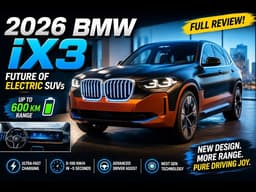 2026 BMW iX3 – Future of Electric SUVs is HERE ⚡ Full Review, Range, Interior & Performance