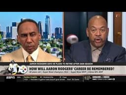 FIRST TAKE | Stephen A. reacts to Aaron Rodgers announcing his retirement after the 2026 NFL season