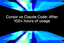 Cursor vs Claude Code in 2026: After 100+ hours of usage