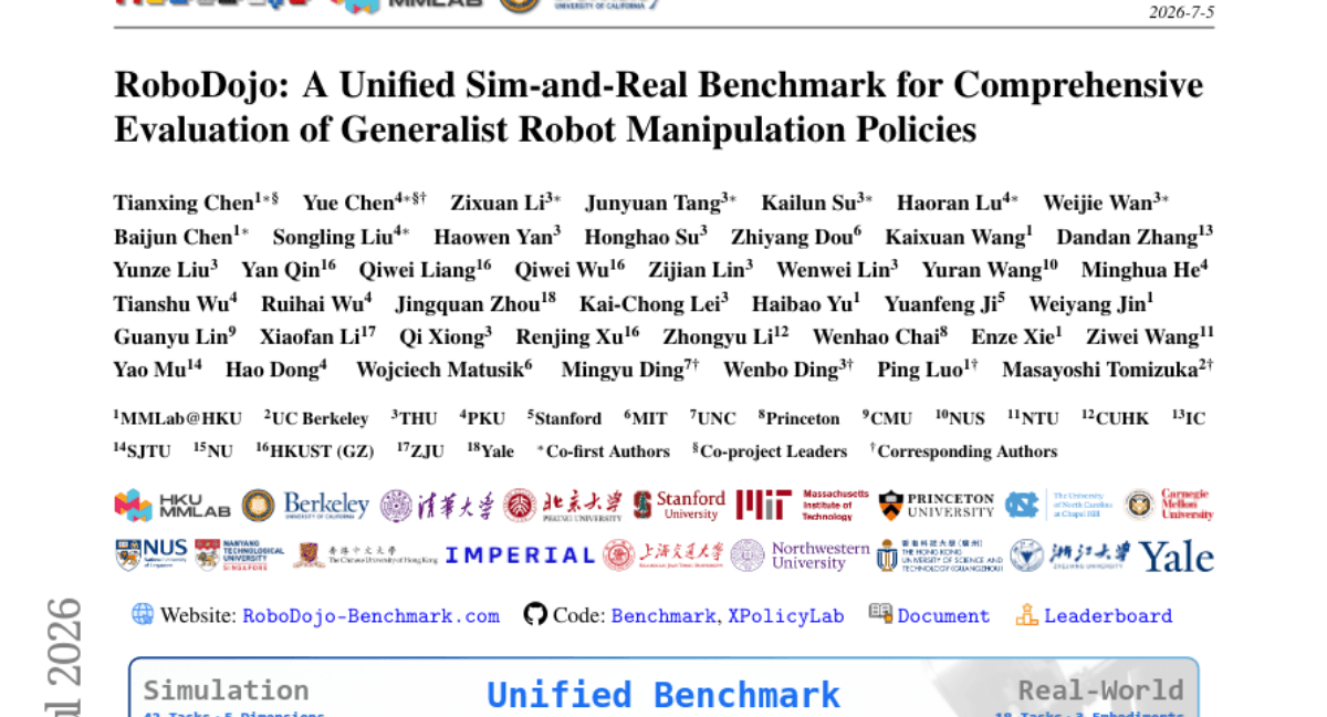 RoboDojo: A Unified Sim-and-Real Benchmark for Comprehensive Evaluation of Generalist Robot Manipulation Policies