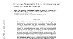 Retrieval-Augmented Skill Optimization via Cross-Harness Adaptation