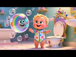 Pottytime Giggle Train 🚂😂 Fun Kids Song | Potty Training Nursery Rhyme for Toddlers