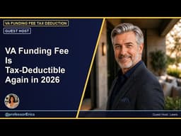 VA Funding Fee Is Tax-Deductible Again in 2026