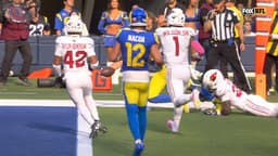 @NFL: Game of inches. 

We're tied in LA 👀

AZvsLAR on FOX/FOX One
Stream on @NFLPlus https://t.co/UY1QBb4...