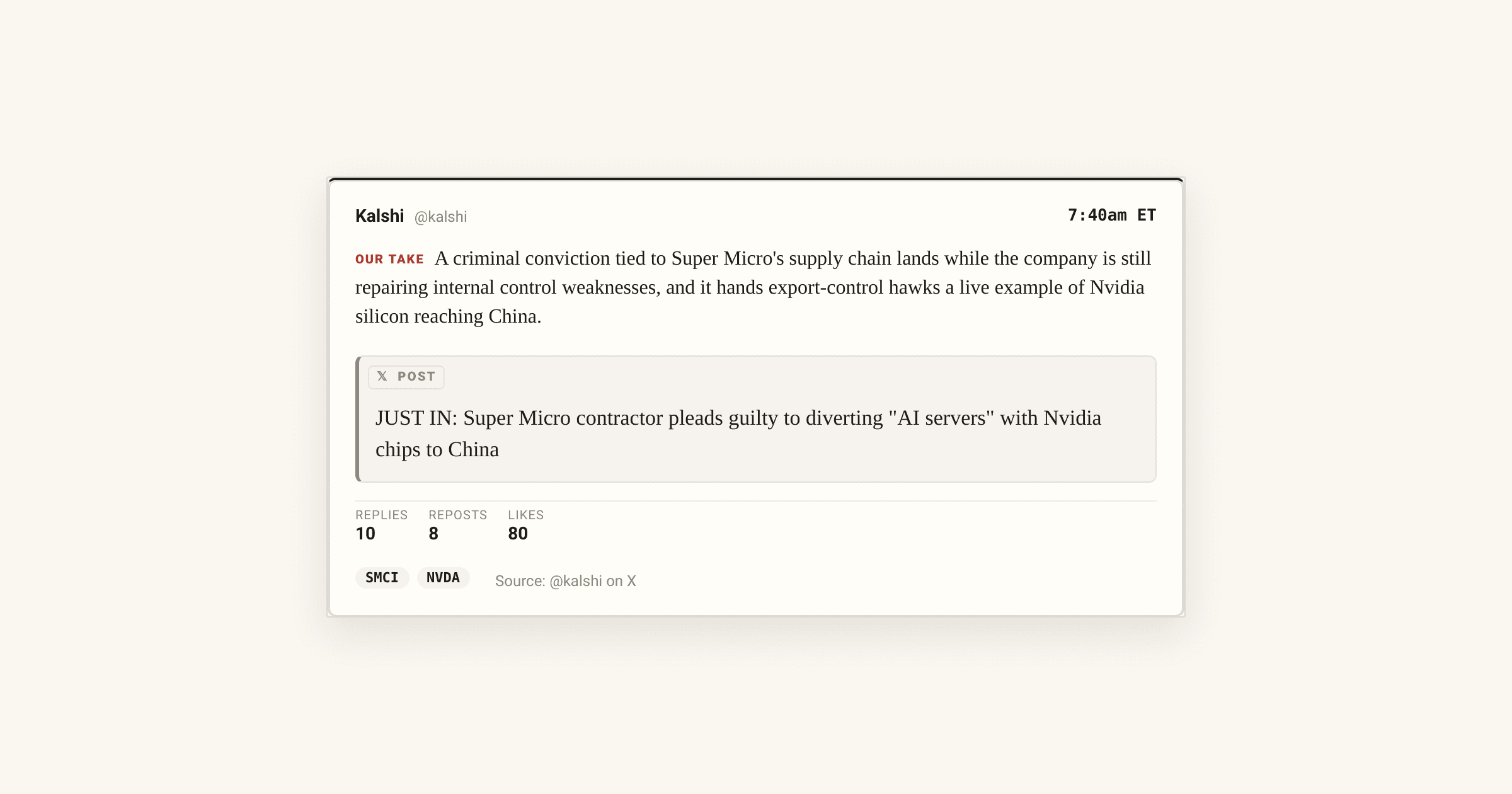 Super Micro contractor convicted of diverting Nvidia AI ...