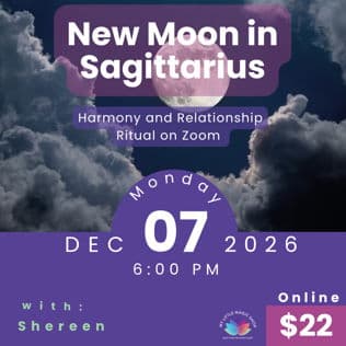 Moon Magic Online - New Moon in Sagittarius Workshop