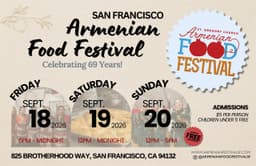 San Francisco Armenian Food Festival 2026 (Sept. 18-20) - Funcheap