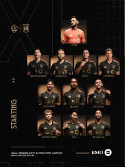 @MLS reposted: The Starting XI for #LAGvLAFC

#LAFC | @BMO_US https://t.co/wLiwdKLm9N