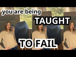 the problem with how schools teach you to study