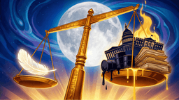 The Feather and the Scale: The Weight of the Libra Full Moon