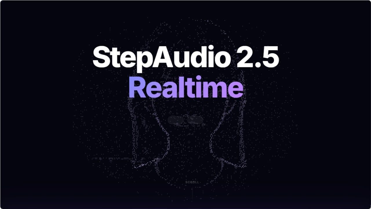 StepFun Launches StepAudio 2.5 Realtime Live Voice AI Model