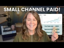YouTube Paid Me This Much in my First Monetized Month