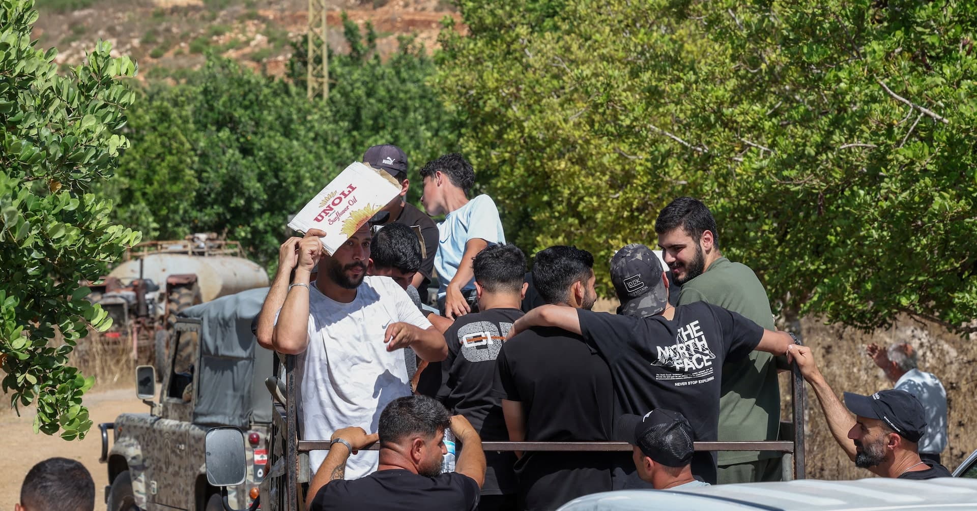 Residents enter shattered south Lebanon town after Israeli ...