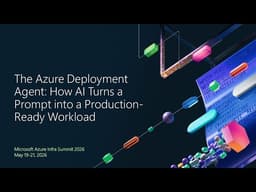 The Azure Deployment Agent: How AI Turns a Prompt into a Production-Ready Workload