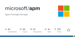 microsoft/apm: Agent Package Manager