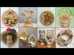 Amazing Jute Rope Crafts | DIY Rustic Home Decor Ideas on Budget 🏡