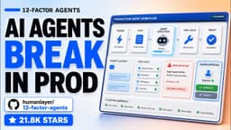 How to Build Production-Ready AI Agents (12 Factor Agents)