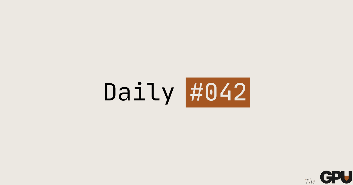 Daily #042: 74 NVIDIA B300s Smuggled to China, Whitelist ...