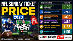 NFL Sunday Ticket Price 2026: Discounts & What's Included