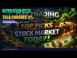 Top 5 Stocks to Watch April 5 2026 TSLA INTC AMD LCID NFLX