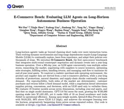 @omarsar0 reposted: Banger paper from the Qwen team.

If you evaluate agents on anything longer than...