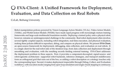 EVA-Client: A Unified Data Collection, Inference, and Deployment Framework for Embodied Policies on Real Robots