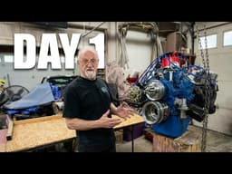 73 Comet Project: Ford 289 & C4 Install. Pulley Puzzle (Day 1)