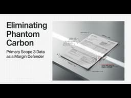 The Zero-Friction Scope 3 Data Bridge | Primary Energy Data as a Margin Defender