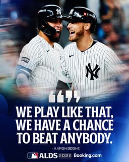 @MLB: The @Yankees put up 18 runs across two AL Wild Card games 😤

They look to stay hot in the ALDS again...