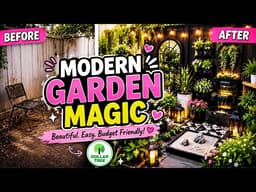 🌿 TOP 11 MODERN DOLLAR TREE GARDEN IDEAS | Transform Your Outdoor Space With Contemporary Elegance!✨
