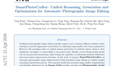 SmartPhotoCrafter: Unified Reasoning, Generation and Optimization for Automatic Photographic Image Editing