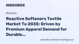 Reactive Softeners Textile Market To 2035: Growth Fueled by Shift to Durable, Sustainable Finishes in Apparel - News and Statistics - IndexBox