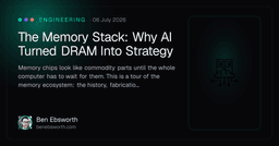 The Memory Stack: Why AI Turned DRAM Into Strategy
