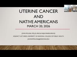 Indigenous Health Topics: Uterine Cancer