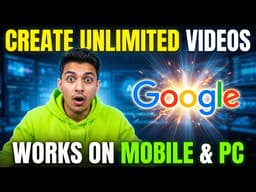 Create Unlimited Videos for Free Using Google (Most Creators Don't Know This)