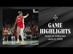 Las Vegas Aces vs Golden State Valkyries Highlights | 6.6.26
